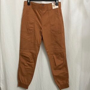 Sincerely Jules Brown Cargo Joggers with Relaxed Fit